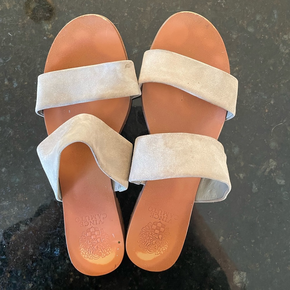 Vince Camuto - Gray Slides